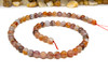Striped Agate Polished A Grade 6mm Peach Mix Round