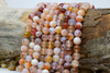 Striped Agate Polished A Grade 8mm Peach Mix Round