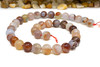 Striped Agate Polished A Grade 10mm Peach Mix Round