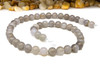 Striped Agate Polished A Grade 8mm Grey Round