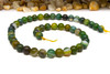 Striped Agate Polished A Grade 8mm Kelp Mix Round