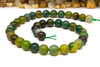 Striped Agate Polished A Grade 10mm Kelp Mix Round