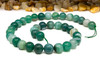Striped Agate Polished A Grade 10mm Green Mix Round