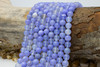 Striped Agate Polished A Grade 8mm Light Blue Mix Round