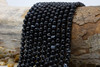 Striped Agate Polished A Grade 6mm Black Round