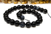 Striped Agate Polished A Grade 12mm Black Round