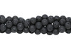 Lava Rock Coated Natural 12mm Round