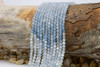 Aquamarine Polished 4mm Ombre Round