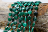 Malachite Polished 10x6-7mm Heart