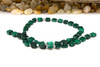 Malachite Polished 5x7mm Flat Square