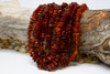 Baltic Amber Honey Cognac Polished 8-11mm Chips - 19" Strand