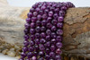 Purple Mica Polished 8mm Round