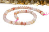 Cherry Blossom Agate 8x5mm Faceted Rondelle
