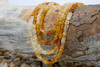 Citrine A Grade Polished 4mm Banded Heishi Square