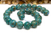 Reconstructed Natural Turquoise 16mm Round