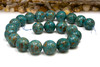 Reconstructed Natural Turquoise 18mm Round