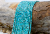 American Natural Turquoise Polished 2x3mm Wheel