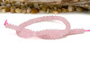 Jade Polished 5x8mm Smooth Rondelle - Dyed Pink