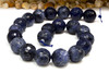 Sodalite Polished 18mm Faceted Round