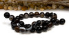 Black Striped Agate with Eye Polished 14mm Round