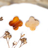 Spiny Oyster Polished 10mm Orange Heart Bead