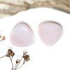 Queen Conch Shell Polished 18mm Natural Pink Rounded Triangle Bead