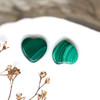 Malachite Polished 11mm Heart Bead