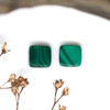 Malachite Polished 5x7mm Flat Square Bead