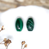Malachite Polished 10x6-7mm Rice Bead