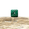 Malachite Polished 8mm Irregular Cube Bead