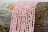 Jade Polished 4mm Round - Dyed Pink Spring Mix