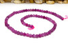 Jade Polished 4mm Round - Dyed Vibrant Pink