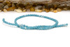 Jade Polished 4mm Round - Dyed Blue Skies