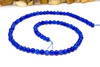 Jade Polished 4mm Round - Dyed Light Blue Violet