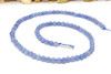 Jade Polished 4mm Round - Dyed Light Blue