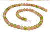 Jade Polished 6mm Round - Dyed Watermelon