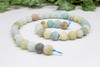 Amazonite Matte Multi Color 10mm Round