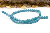 Jade Polished 6mm Round - Dyed Blue Skies