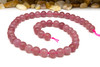 Jade Polished 8mm Round Dyed Soft Pink Orchid