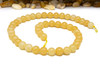 Jade Polished 8mm Round Dyed Buttercup