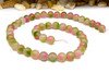 Jade Polished 8mm Round Dyed Watermelon
