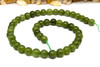 Jade Polished 8mm Round Dyed Light Olive