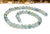 Jade Polished 8mm Round Dyed Ocean Mist