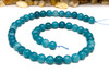 Jade Polished 8mm Round Dyed Medium Teal
