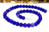 Jade Polished 8mm Round Dyed Blue Violet