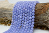 Jade Polished 8mm Round Dyed Light Blue