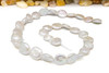 Freshwater Pearls Polished White 11-14mm Coin