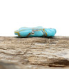 Natural Turquoise Polished 14x25mm Horse Bead