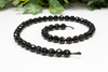 Black Onyx A Grade Polished 8mm Faceted Round - 64 Cut
