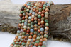 Agate Polished 8mm Autumn Multi Colored Round